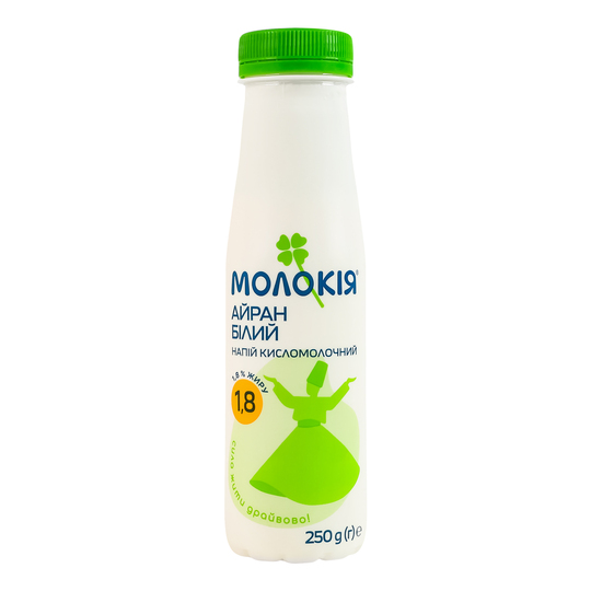 Айран 1,8% Молокія Білий 250г п/пл