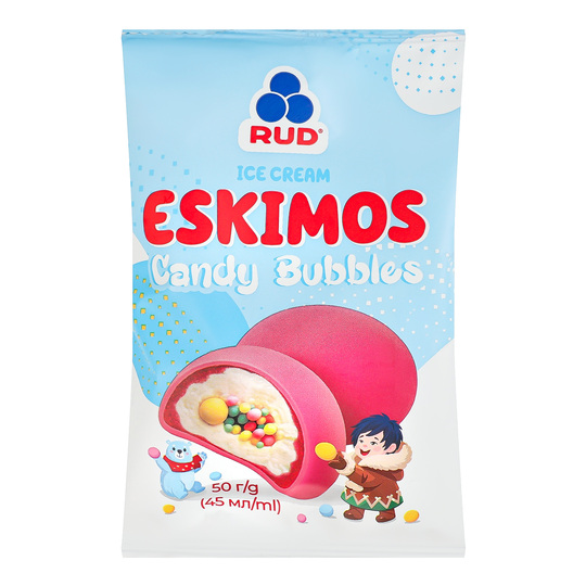 Десерт морозиво Ескімос Bubbles 50г