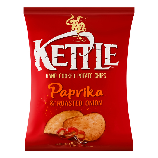 Чипси картоп.папр.та смаж.циб.Kettle130г