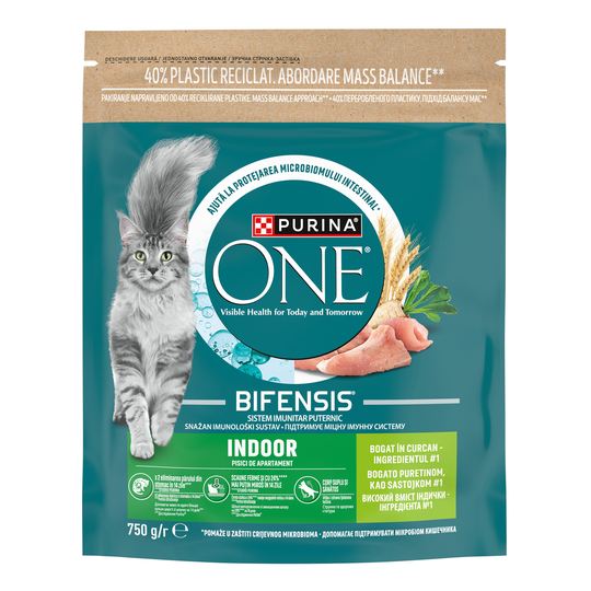 Корм сух.д/кот PurinaOne Ind з інд.750г