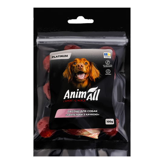 Ласощі д/соб.AnimAll PL ган.кач 100г
