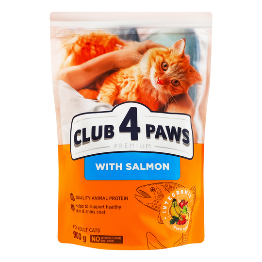 Корм сух.д/кот Club 4 Paws з лосос.900г