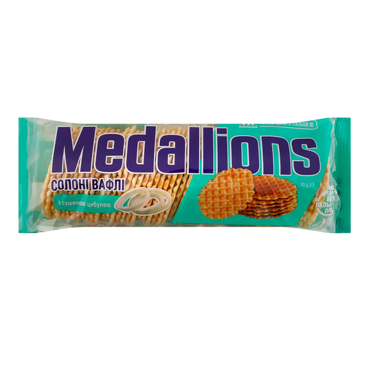 ВафліLekornaMedallionsЗСуш.Цибулею90гМ/у