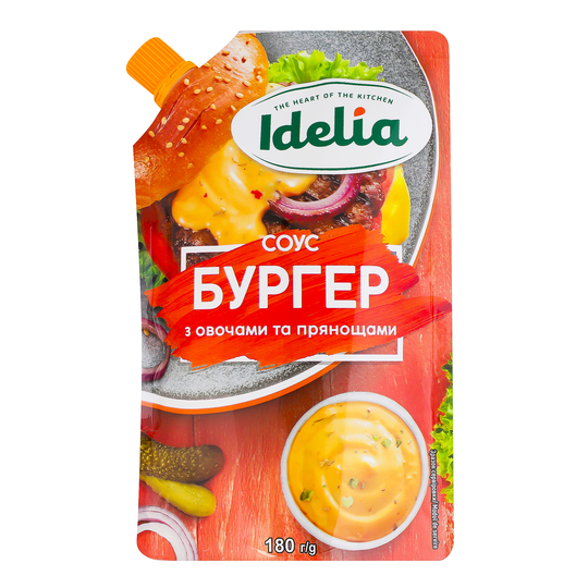 Соус з овочами прянощ Бургер Idelia 180г