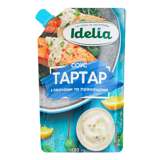 Соус з овочами прянощ Тартар Idelia 180г