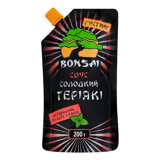 Соус солодк густий Теріякі Bonsai 200г
