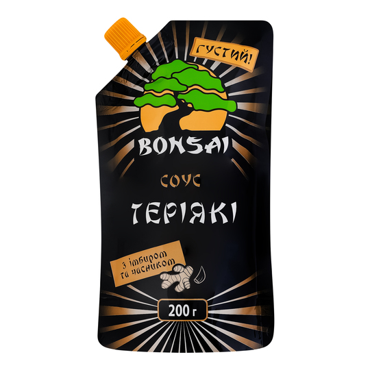 Соус густий імб часн Теріякі Bonsai 200г