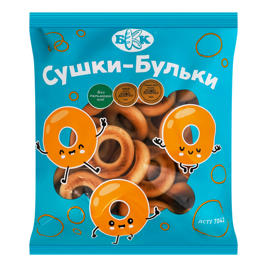 Сушки-бульки БКК 250г