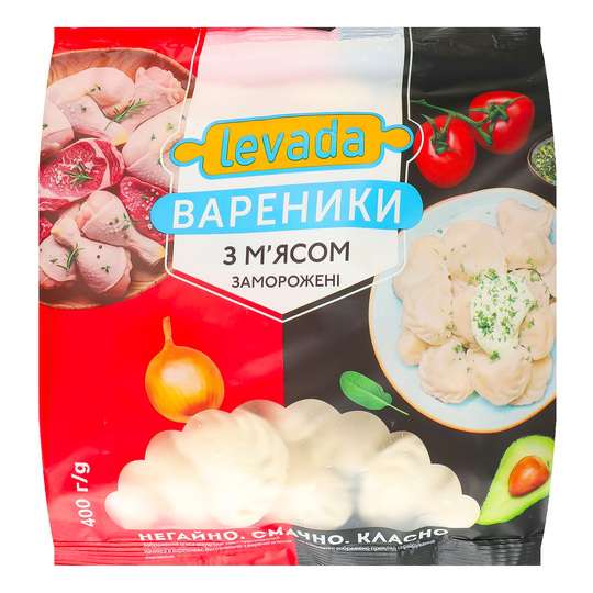 Вареники з м'ясом Левада 400г