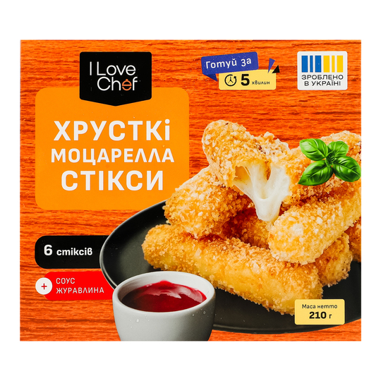 Стікси Моцарела соус жур.ILoveChef 210г