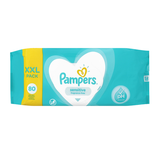 Серветки вол.дит.sens Pampers 80шт