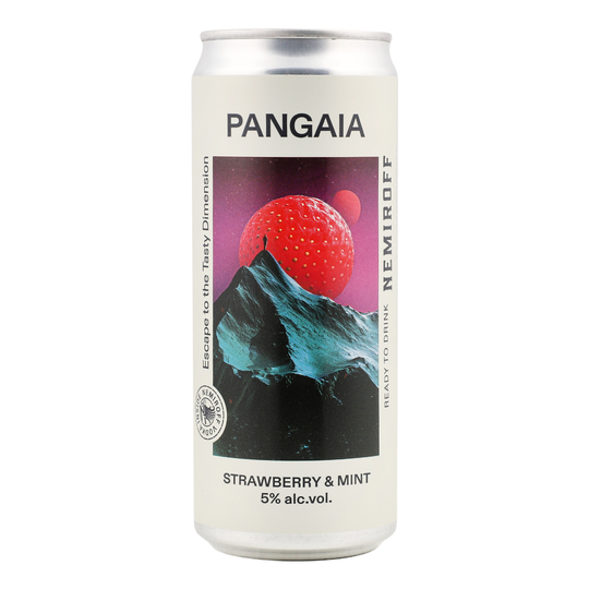 Напій сл/ал Pangaia Strawb.Mint0,33л з/б