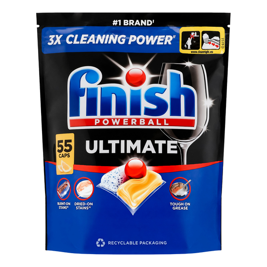 Капсули д/пмм Finish Ultimate Лимон 55шт