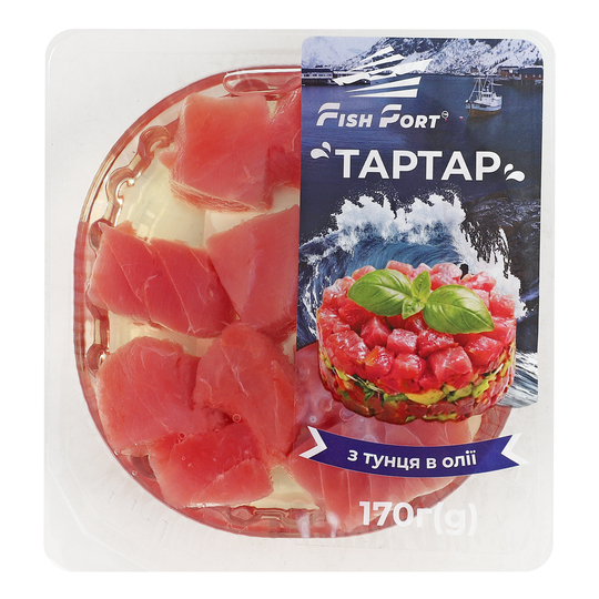 Тартар Fish Port з тунця 0,17кг лоток