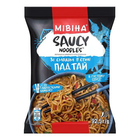 Вермішель Мівіна Saucy Пад Тай 92.5г м/у