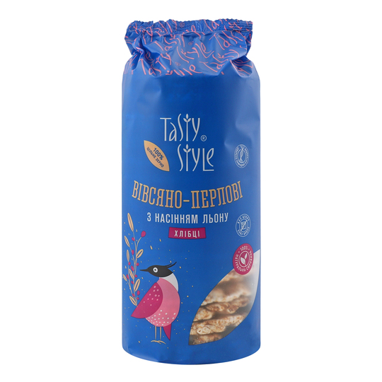 Хлібці вiвс.перл.льонTastyStyle 110г
