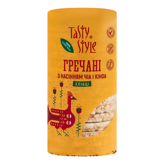 Хлібці греч.чіа кіноа TastyStyle 110г