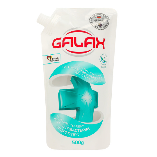 Мило рідке класичне антибакт.Galax 480мл