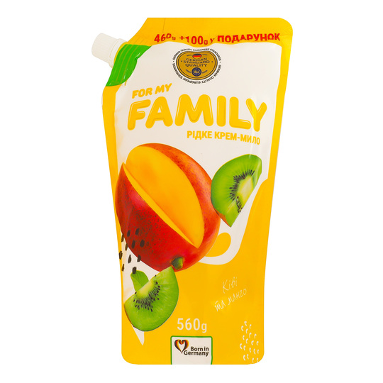 Крем-мило рідке ківі For my Family 560г