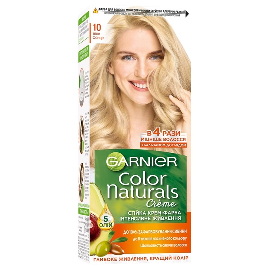 Фарба д/в.Garnier Color Natur.10 Сонце