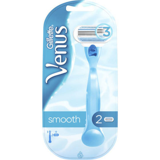 Станок д/голін.Gillette Venus+2картриджа