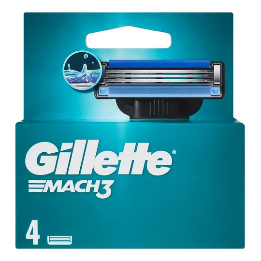 Картридж Gillette Mach 3 4шт