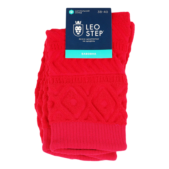 Шкарпетки Leostep дом.зат.дем.рож. р.25