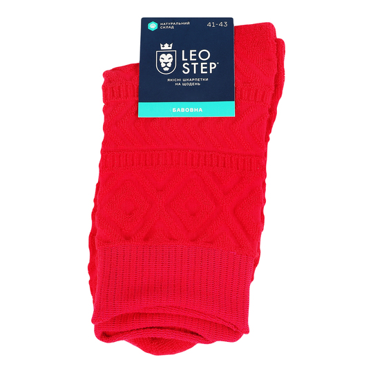 Шкарпетки  Leostep дом.зат.дем.рож. р.27