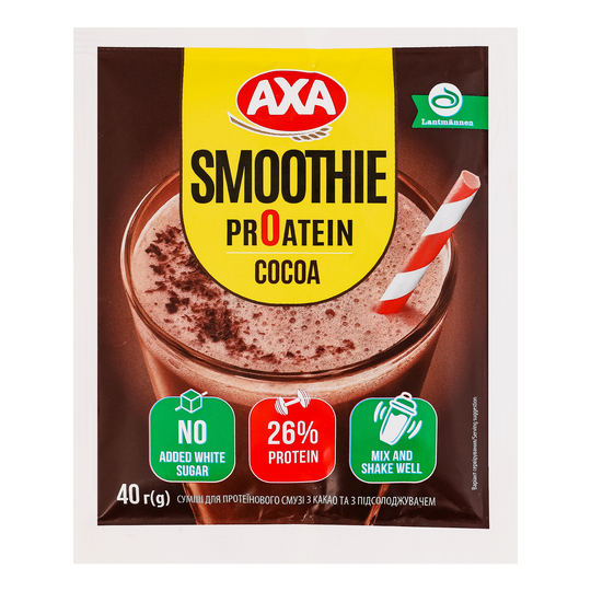 Суміш д/протеїн смузі Axa какао 40г м/у
