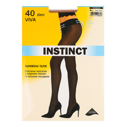Колготи жін.Instinct Viva 40 natural р.4