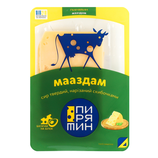 Сир 45% Мааздам Пирятин нар. 130г