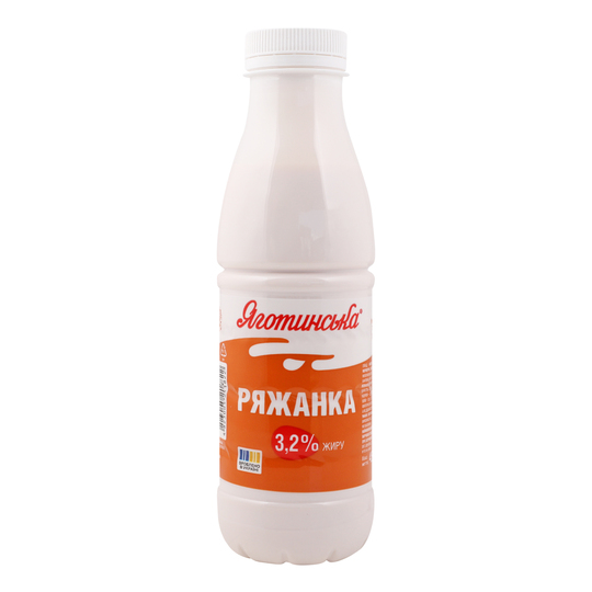 Ряжанка Яготинська 3.2% 450г п/пл