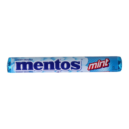 Цукерки жув.Mentos Ментол 38г