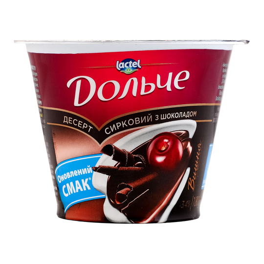 Десерт Дольче ВишняСирк.зШок.3.4%180г ст