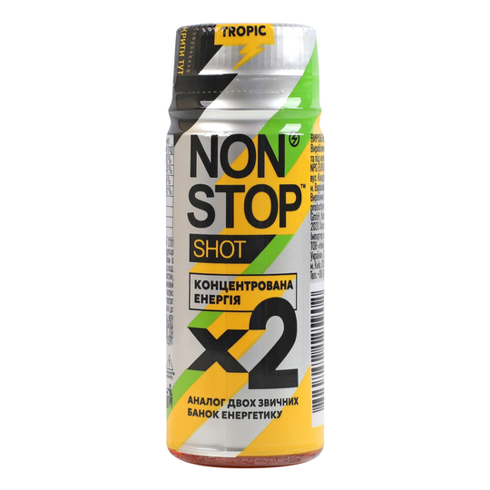 Напій енерг. Non Stop Tropic 0,06л.ПЕТ