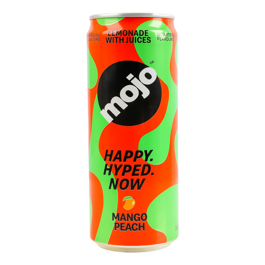 Напій б/а Mojo манго, персик 0,33 з/б