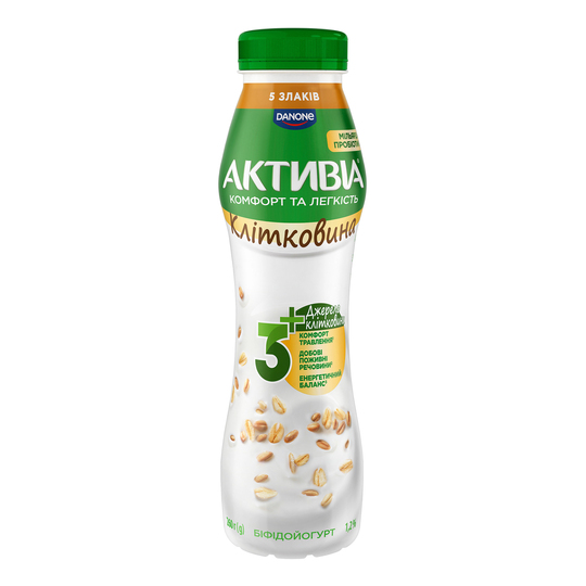 Біфідойогурт Активіа 5 злаків 260г п/пл