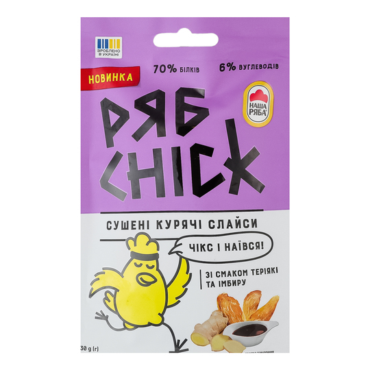 Слайси РябChick теріякі та імбир.30г д/п