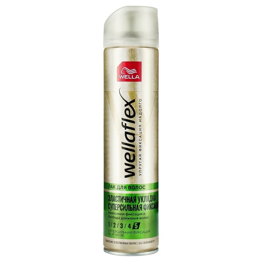 Лак д/в шовков фіксація Wellaflex 250мл