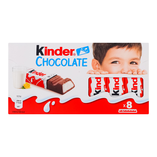 Шоколад молоч.Kinder Chocolate 8шт*12,5г