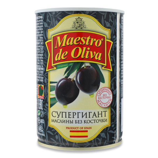 Маслини Maestro de Ol.СуперГігант.425мл