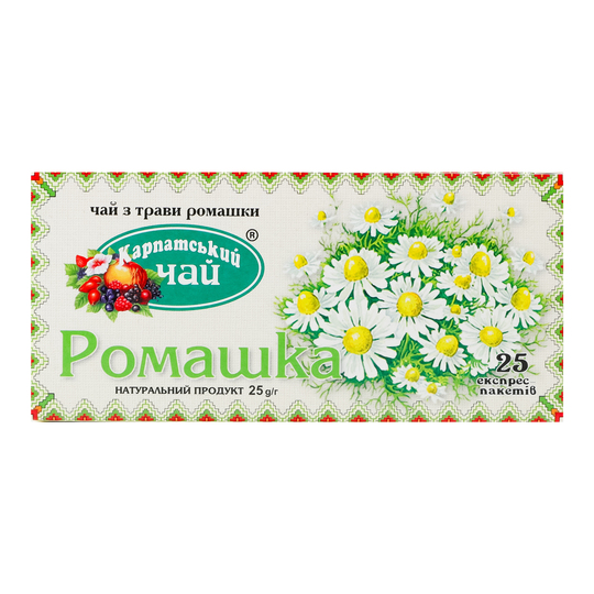 Чай т.Ромашка Карпатський п.б/я 1,5г*20ш