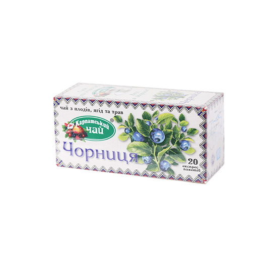Чай ф.Чорниця Карпатський пак.б/я 2г*20ш