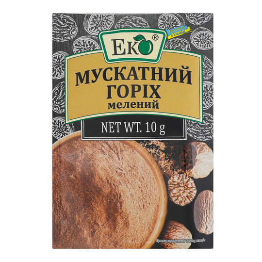 Горіх мускатний мелений Еко 10г