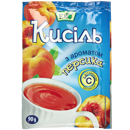 Кисіль персиковий Еко 90г