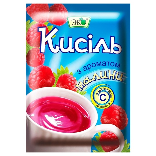 Кисіль малиновий Еко 90г