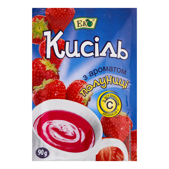 Кисіль полуничний Еко 90г