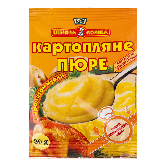 Пюре картопляне з куркою Еко 30г