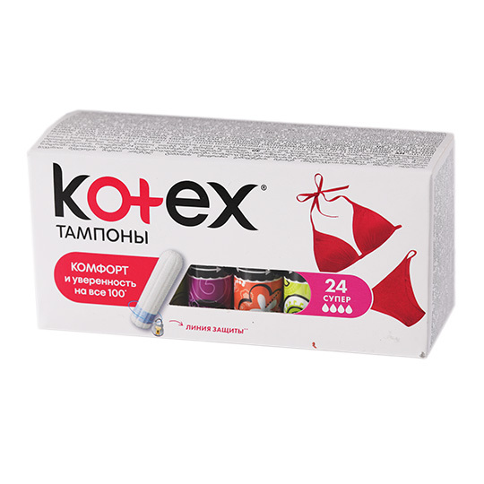Тампон Kotex Ultra Sorb Sil.Cov.sup.24шт