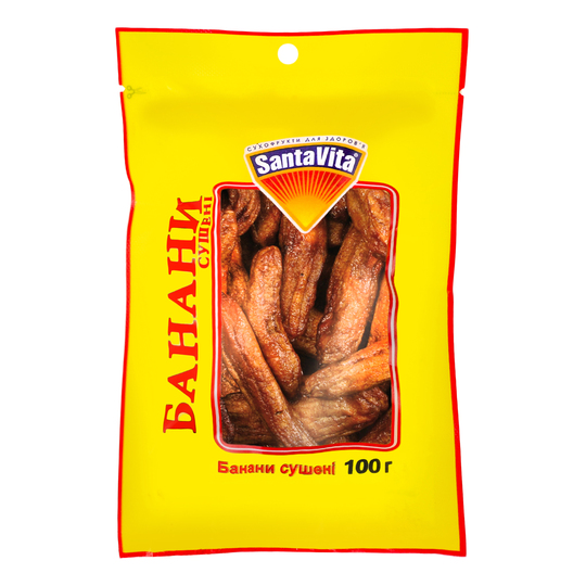Банан сушений Santa Vita 100г